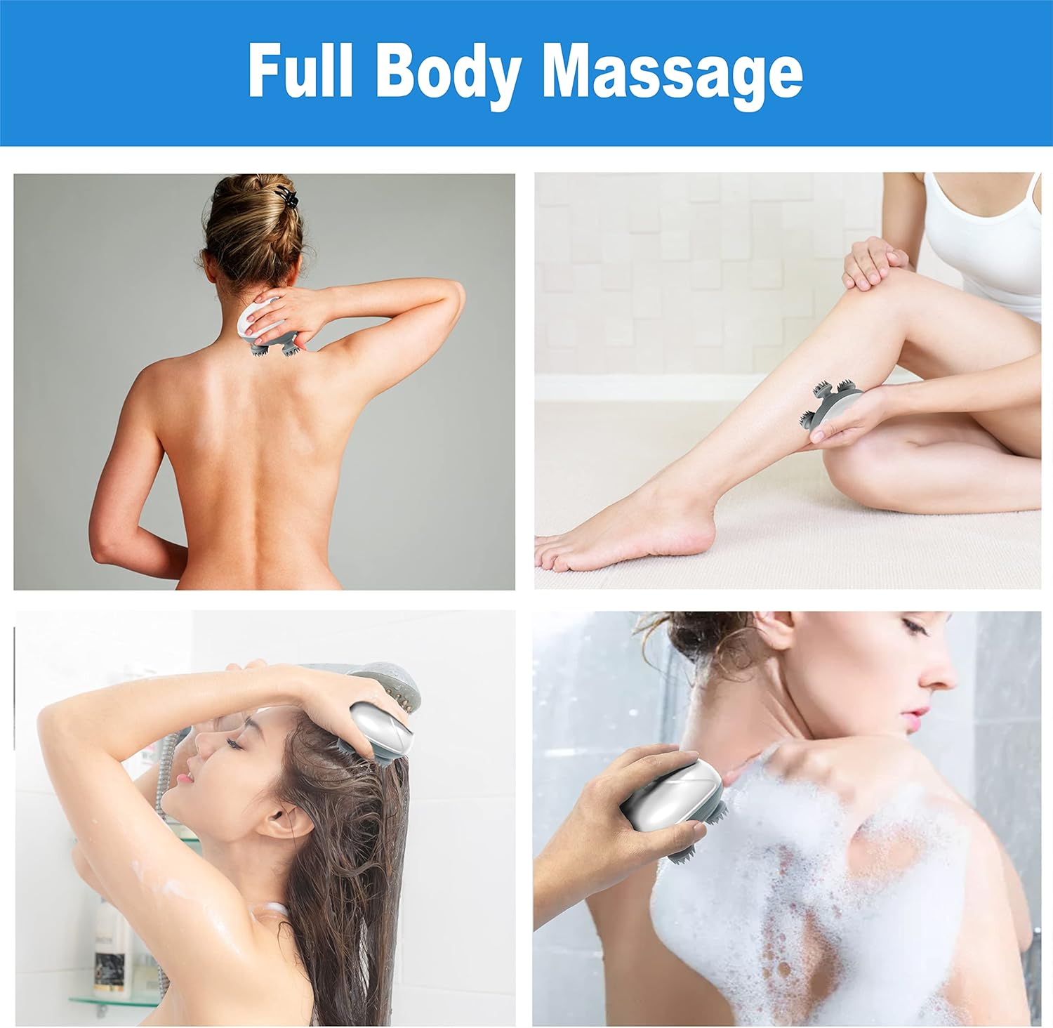 Masajeador Recargable de Cabeza Capilar